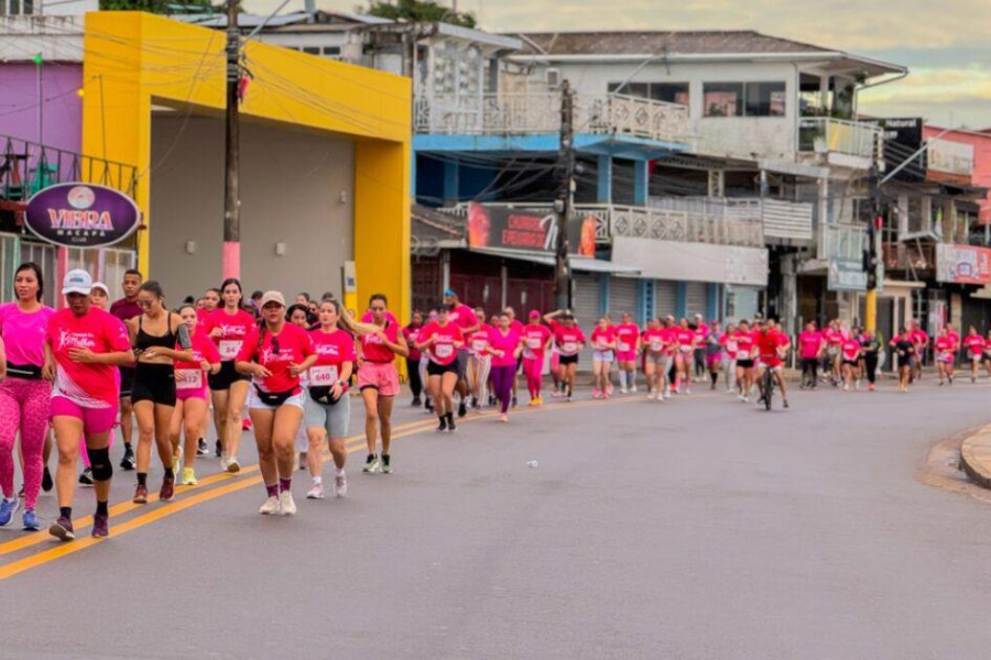 Dia das Mulheres é celebrado com corrida de rua, reunindo mais de 2 mil participantes