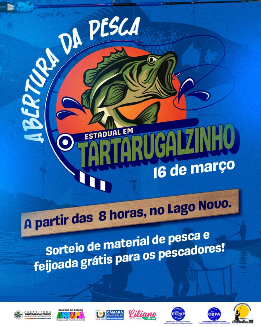 ABERTURA DA PESCA ESTADUAL EM TARTARUGALZINHO!